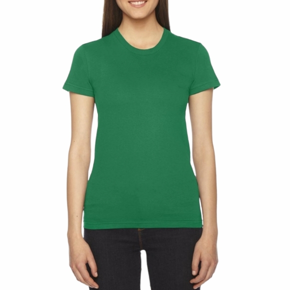❤ 4 for $25 ❤ #B America Apparel Green Tee Shirt - Picture 1 of 6